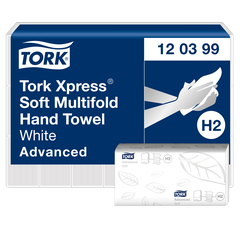 Asciugamani Tork Xpress® Multifold, Advanced, 2 strati, bianco (21.2 x 34 cm)