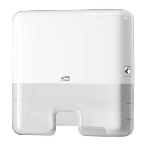 Tork Xpress® Mini Spender für Multifold Handtücher, 552100, Elevation, 295x302x101mm, H2, weiss, 1 Stk.