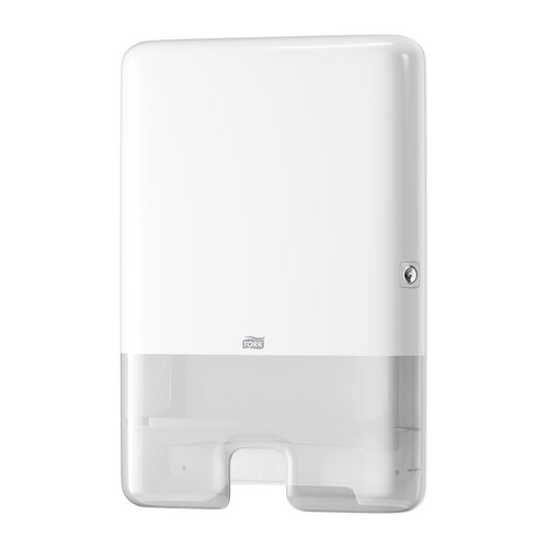 Tork Xpress® Gross Spender für Multifold Handtücher, 552000, Elevation, 444x302x102mm, H2, weiss, 1 Stk.
