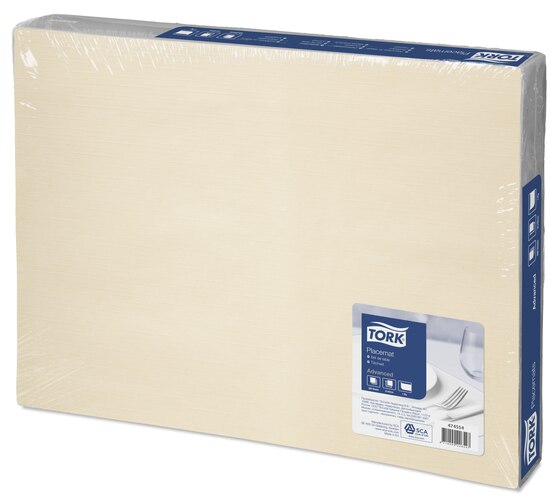 Tork Tischsets einfarbig, Advanced, 5 x 500 Stk. (Sand, 42 x 31 cm)