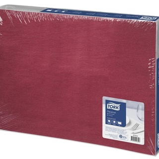 Tork Tischsets einfarbig, Advanced, 5 x 500 Stk. (Bordeauxrot, 42 x 31 cm)