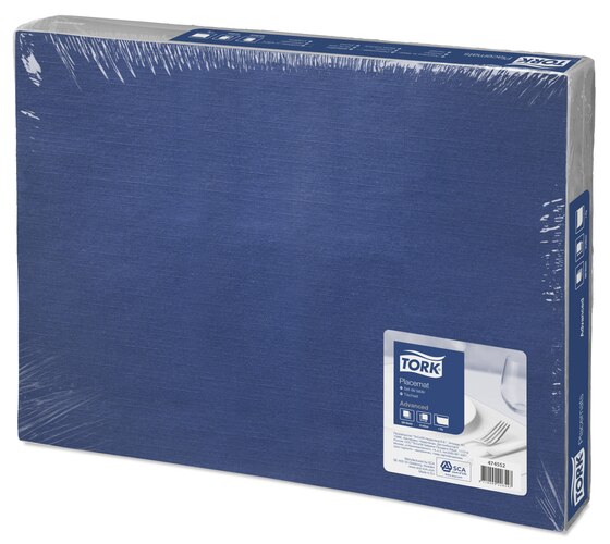 Tork Tischsets einfarbig, Advanced, 5 x 500 Stk. (Dunkelblau, 42 x 31 cm)