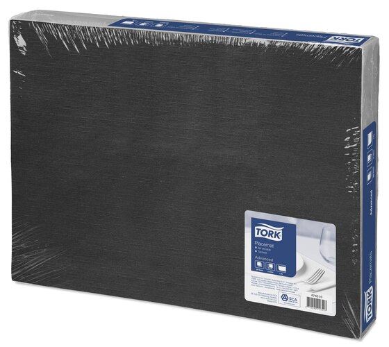 Tork Tischsets einfarbig, Advanced, 5 x 500 Stk. (Anthrazit, 42 x 31 cm)