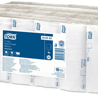 Tork Lagenfalz Handtuch, 120181, Universal, Natur, 1lg., H3, 24x192 Stk.