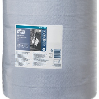 Tork industrial paper wipes, 128407, 1000 sheets.