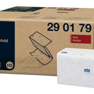 Tork grüne Zickzack Handtücher, H3, 290179, Advanced, Grün, 2lg., 15 x 250 Stk.