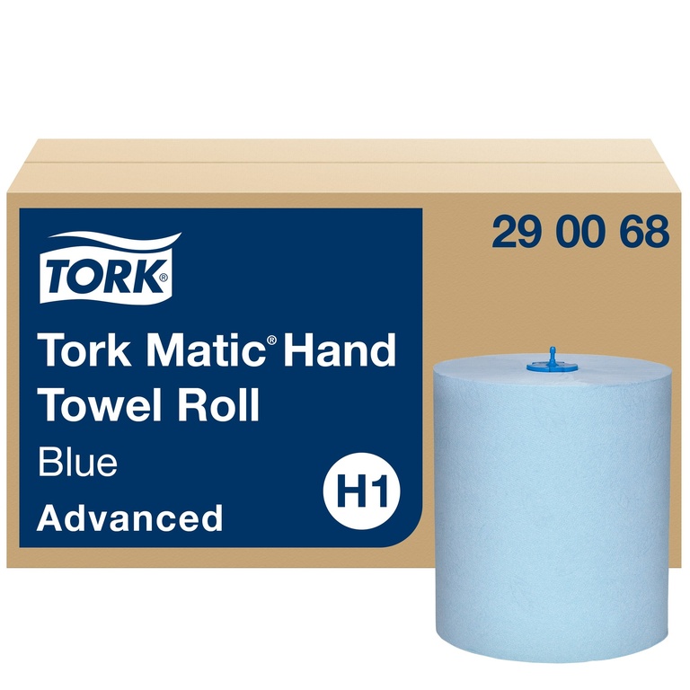 Tork Matic® Rollenhandtuch Advanced, 290068, Advanced, 2lg, blau, 150m