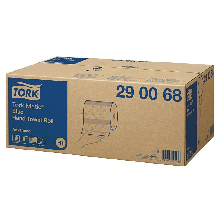 Tork Matic® Rollenhandtuch Advanced, 290068, Advanced, 2lg, blau, 150m