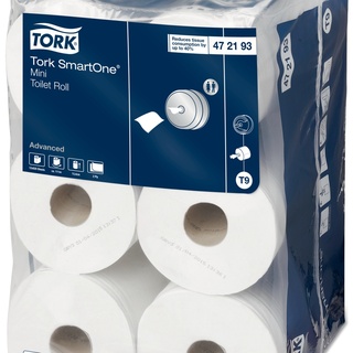 Tork SmartOne® Mini Toilettenpapier, 472193, Advanced, Weiß, 2lg.