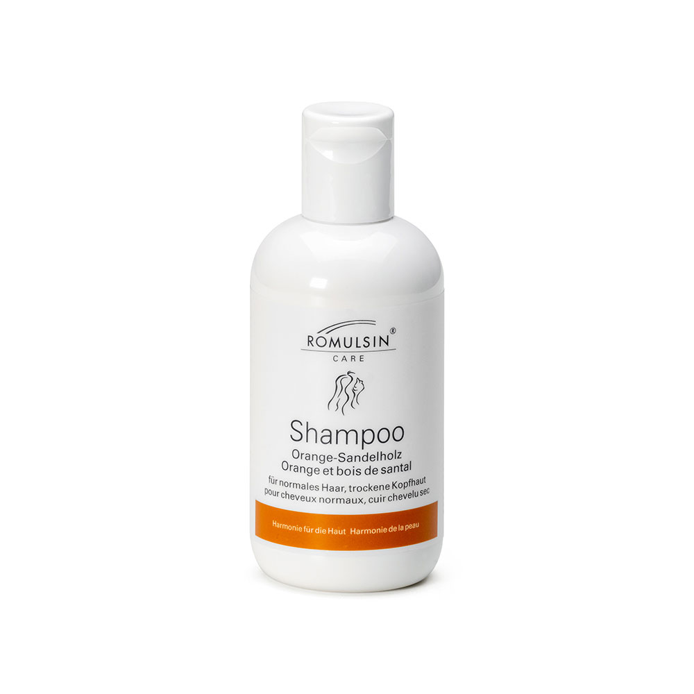 ROMULSIN Pflegeshampoo, 250 ml (Orange-Sandelholz)