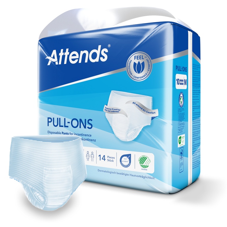 Attends Pull Ons 10 M, 14 pcs.