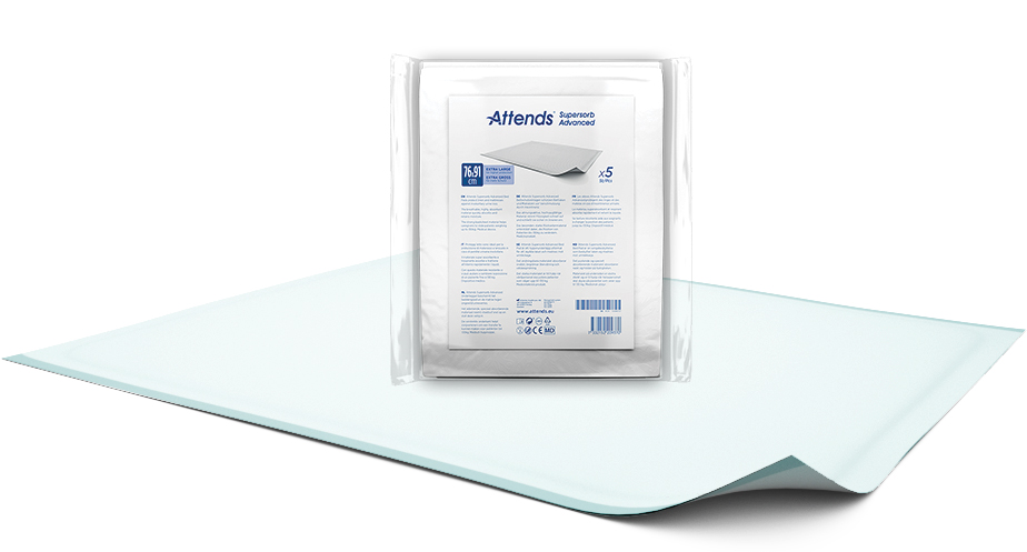 Attends Supersorb Advanced, protections de lit, 76 x 91 cm, 5 pcs.