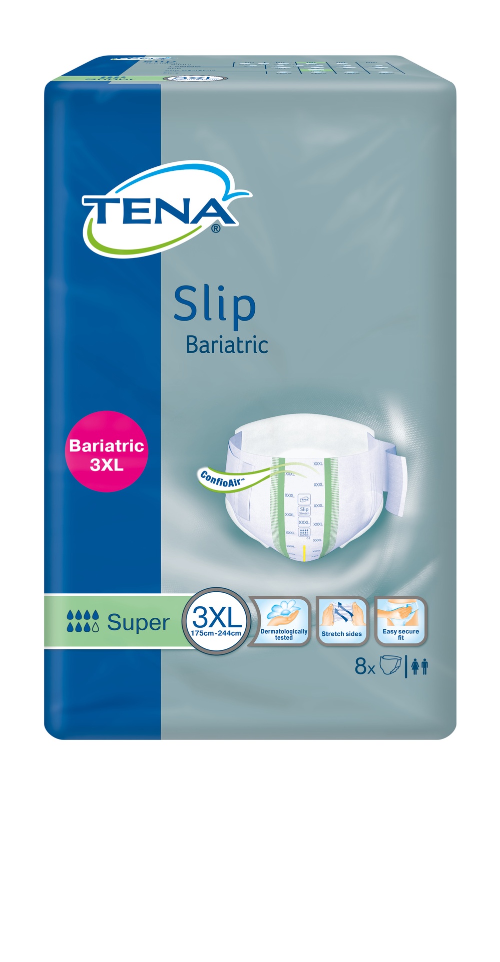 Tena Slip Bariatric Super 3XL, 8 Stk.