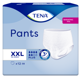 TENA Pants Plus,  Bariatric, XXL, 12 Stk.