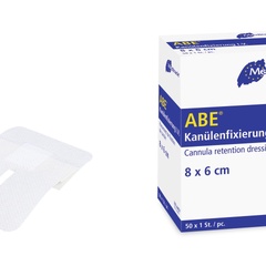 Kanülenfixierung ABE© , steril, 8 x 6 cm, Box 50 Stk.