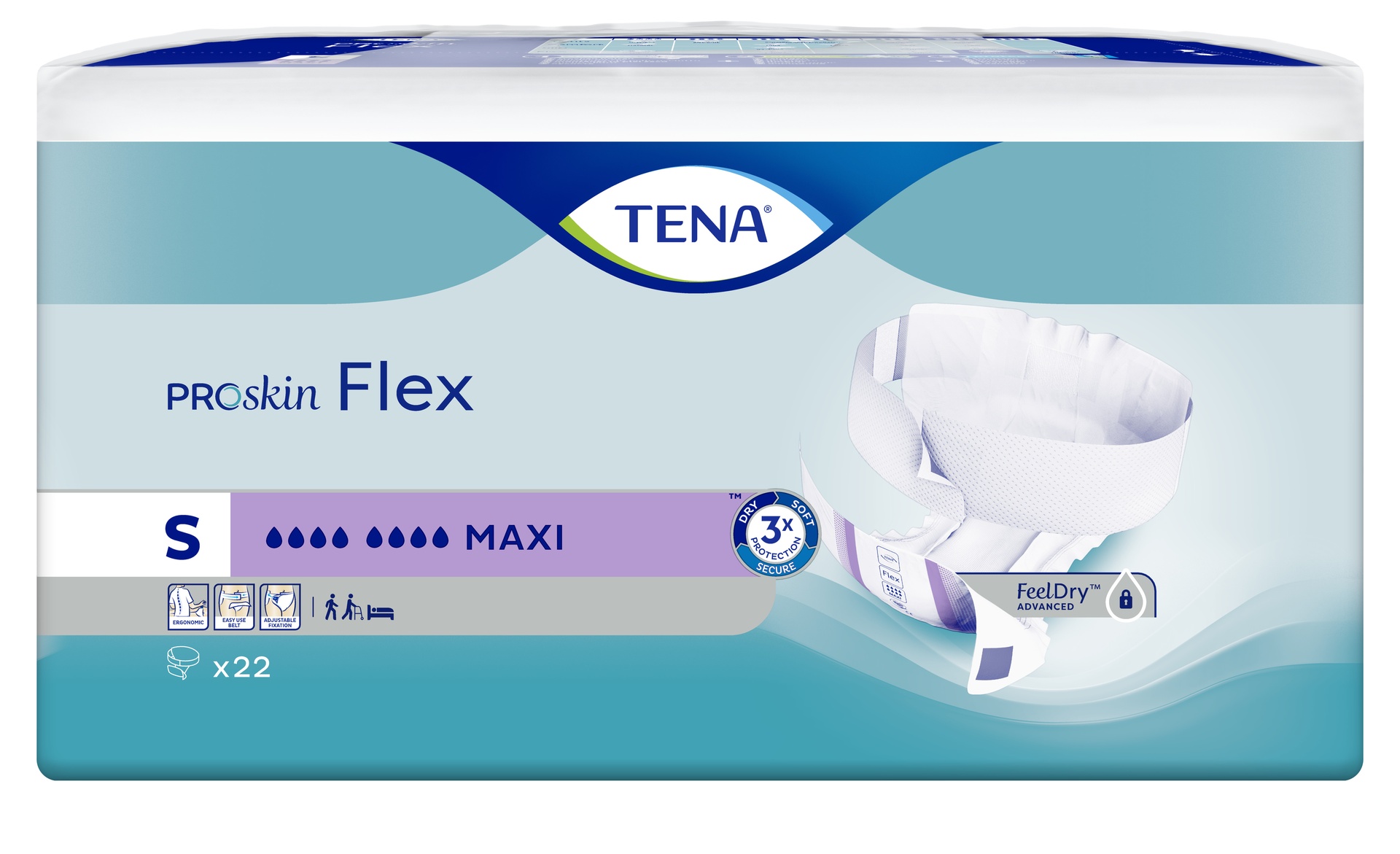 TENA Flex Maxi Proskin S, 22 pcs.