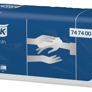 Tork Waschtuch Advanced, 19cm x 25cm, weiss,747400, Packung à 120 Stk.
