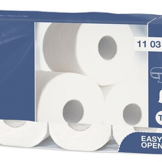 Tork weiches Kleinrollen Toilettenpapier Premium, 3lagig, 110316, 8 Rollen