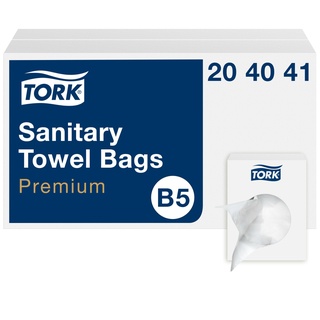 Tork Hygienebeutel, 25 Stk./Rolle, 204041, weiss, B5, 25 Stk.
