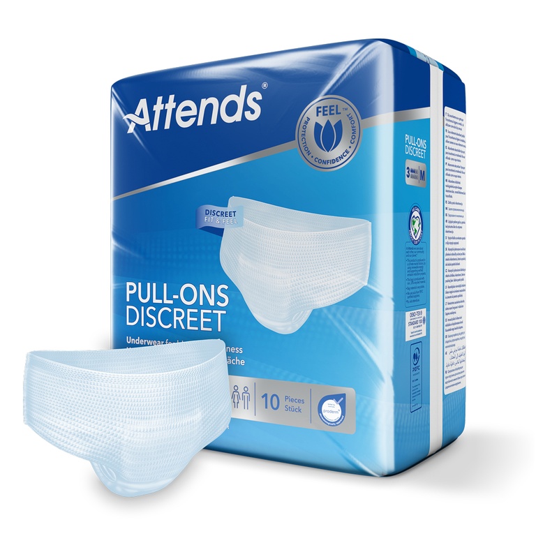 Attends Pull Ons Discreet 3 M, 10 Stk.