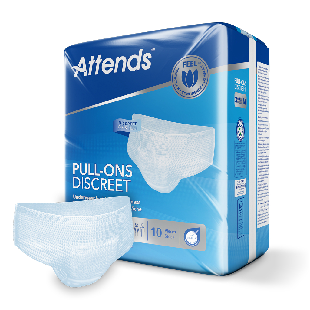Attends Pull Ons Discreet 3 M, 10 Stk.