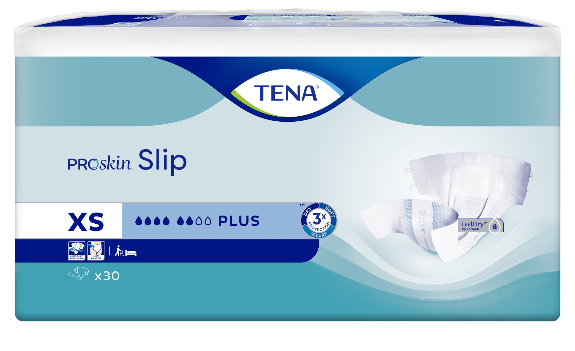 Tena Slip Plus XS, 30 pezzi.