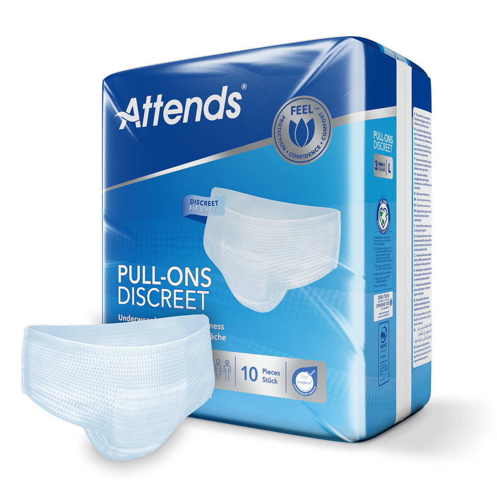Attends Pull Ons Discreet 3 L, 10 Stk