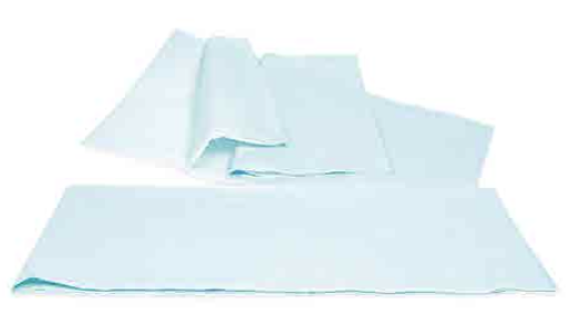 Housse de protection, 80 x 210 cm, cellulose avec film PE, carton 100 pcs.