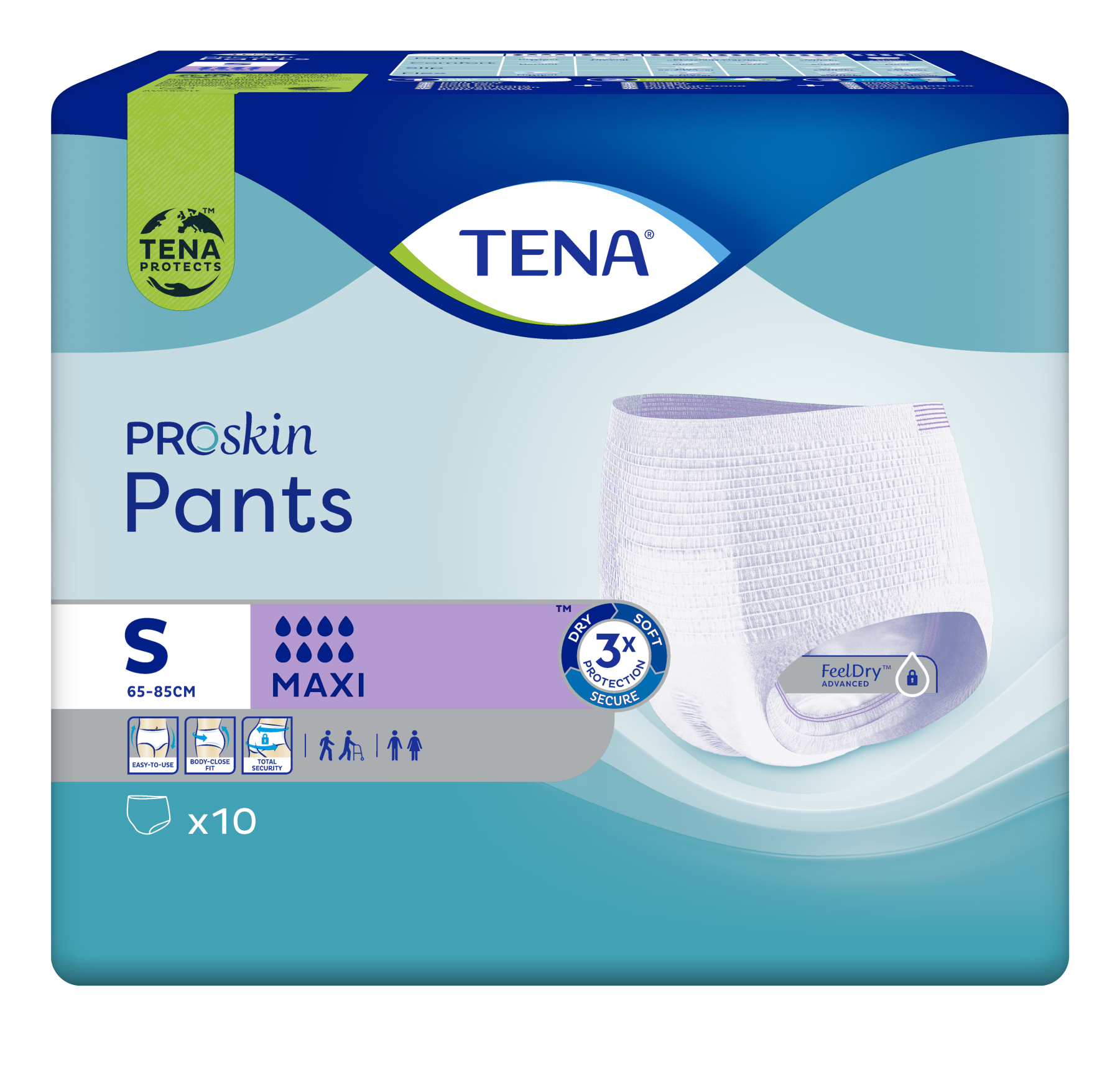TENA Pants Maxi Proskin, S, 10 Stk