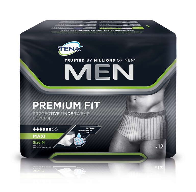 TENA Men Pants (Premium Fit Livello 4, S/M)