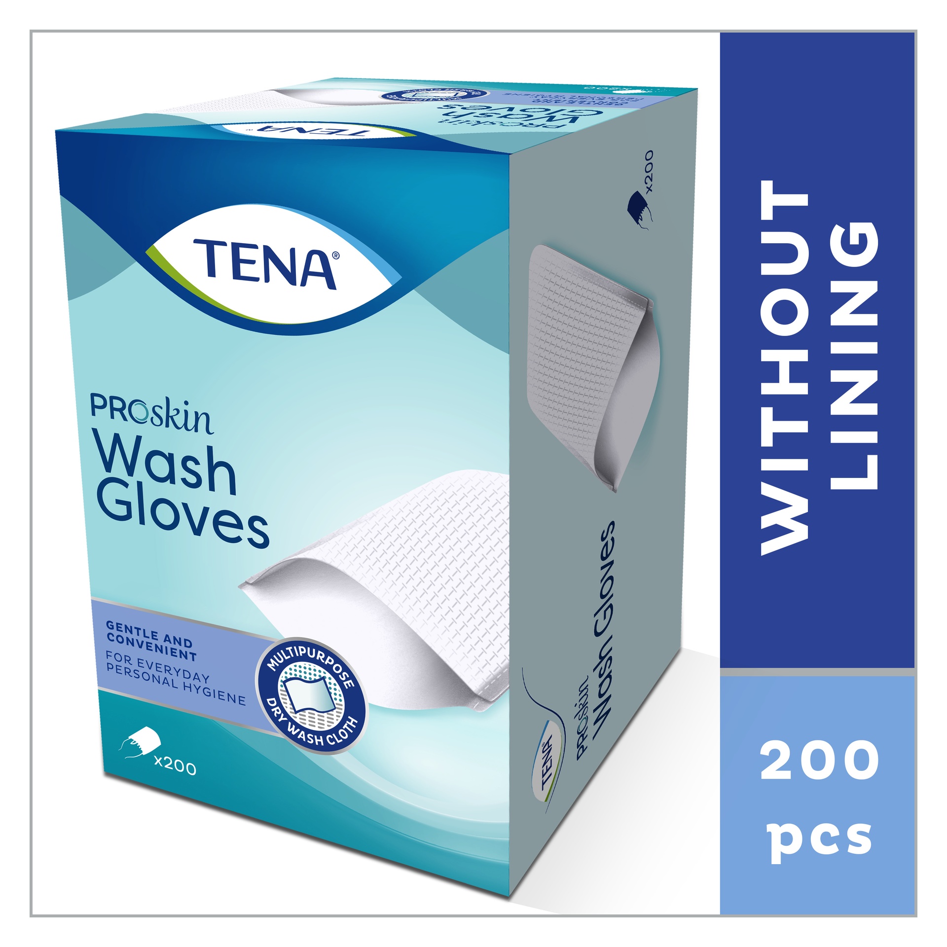 TENA Wash Glove extra, 16.5 x 25 cm, 200 Stk.