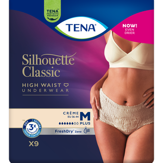 TENA Silhouette Plus Crème M, 9 Stk.