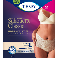 TENA Silhouette Plus Crème L, 8 pcs.