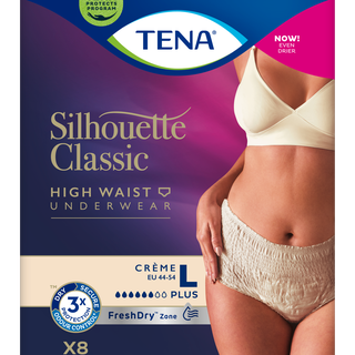 TENA Silhouette Plus Crème L, 8 pcs.