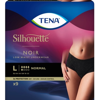 TENA Silhouette Plus Noir L, 10 Stk.