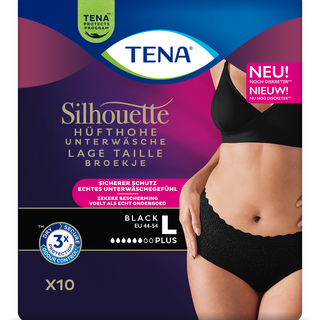 TENA Silhouette Plus (Schwarz, L)
