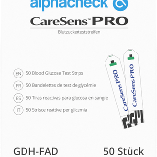 Teststreifen alphacheck CareSens Pro, 50 Stk.
