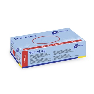 Nitril® X-Long, Blau, Untersuchungshandschuh, puderfrei, 100 Stk. (S)