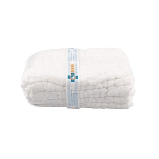 Bauchtuch BeeSana mit RX + Schlaufe doppelt steril, 45 x 45 cm, weiss, Karton 120 Stk