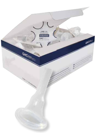 GHC Urinalkondom CARE CON special, 28mm, aus Silikon, mit klebender Haftbeschichtung