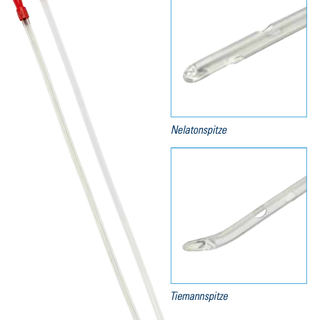 GHC Männer Einmalkatheter CAREFLOW, CH16, 40 cm, aus PVC, mit Nelatonspitze