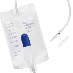 GHC Beinbeutel CAREFLOW UB 750US, 750ml, 10cm, T-Ablauf mit Rückschlagventil