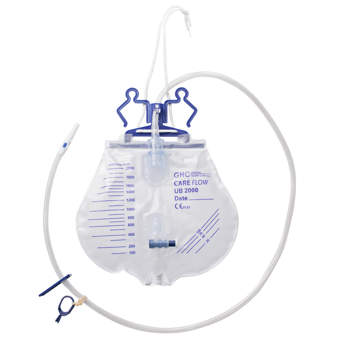 GHC Urindrainage CAREFLOW UB 2000, 2000ml, steril (120 cm)