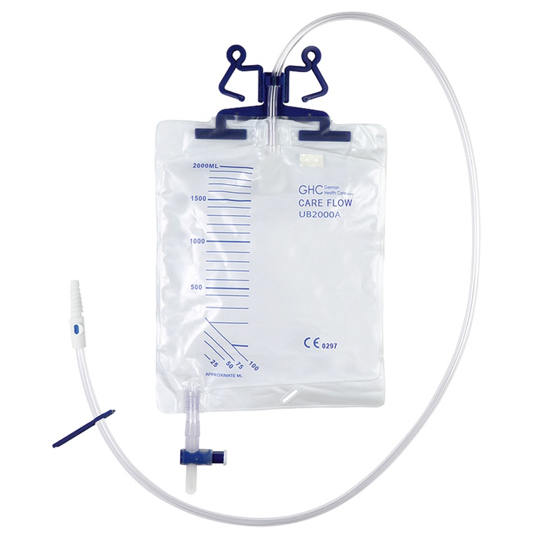 GHC Bettbeutel CAREFLOW UB 2000A, 2000ml, 110cm, steril