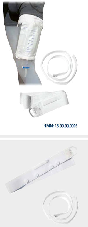 GHC Beinbeutelklettband CARE FIX (Set Premium, mit Knöpfen)