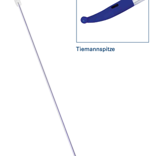 GHC Katheter 2-Weg CAREFLOW, CH16, 40cm, aus Silikon mit Tiemannspitze