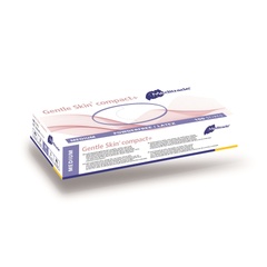 Gentle Skin® compact+, Latex Handschuh, puderfrei, weiss, 100 Stk. (M)
