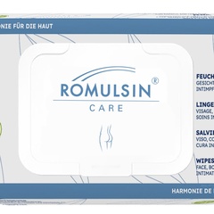 Romulsin Care Feuchttücher für Gesicht, Körper & Intimpflege, 72 Stk.