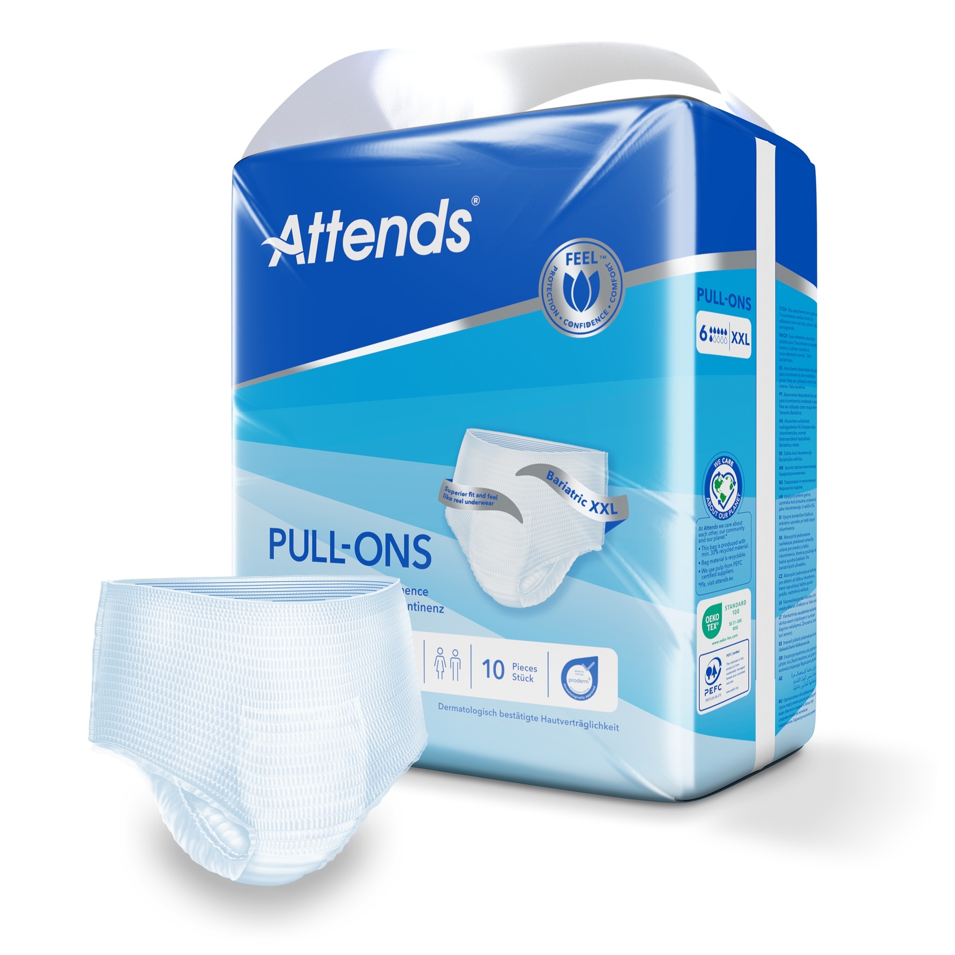 Attends Pull Ons (6, XXL)