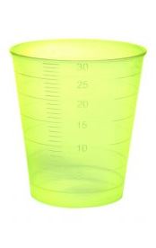 Medibecher, graduiert bis 30 ml, 75 Stk. (Gelb)